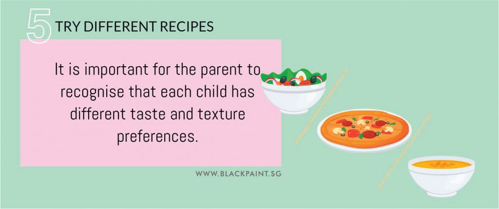 how to make my child like vegetables step 5 try using different recipes